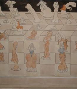 Folding Chess Set # 165